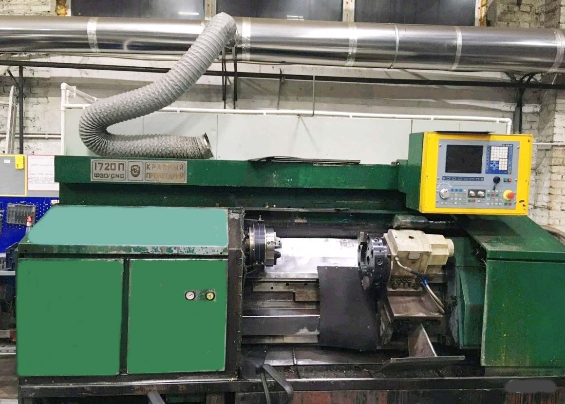 Фото токарного верстата 1720ПФ30 1720ПФ30 фото токарного патронно-центрового верстата полуатомата